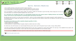 Desktop Screenshot of garlicmedicine.designextreme.com