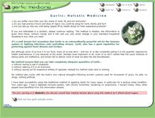 Tablet Screenshot of garlicmedicine.designextreme.com